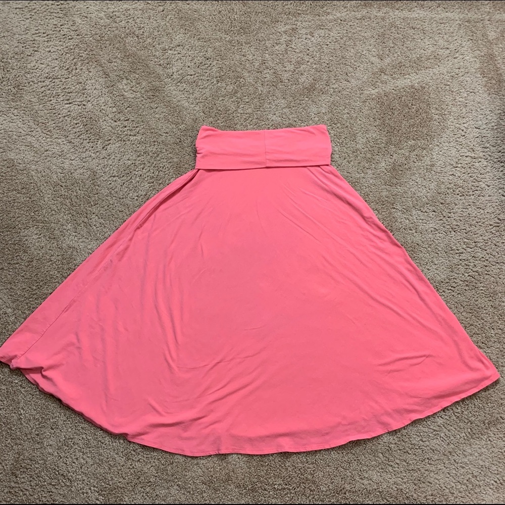 J. Crew Pink Maxi Skirt